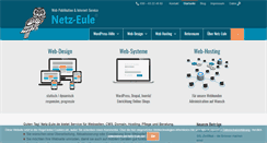 Desktop Screenshot of netz-eule.de