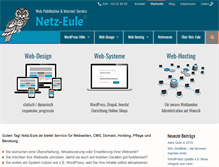 Tablet Screenshot of netz-eule.de